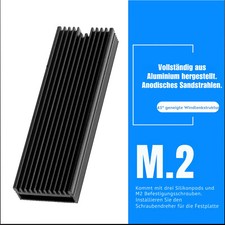 M.2 NVMe Kühlkörper mit Wärmeleitpad SSD-K...
