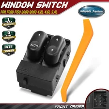 Front Driver LH Power Window Switch for Ford F150 2002-2003 V6 4.2L V8 4.6L 5.4L