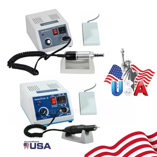 Micromotor Elettrico Da Laboratorio Odontotecnico 35K RPM - Manipolo Dritto Per Lucidatura