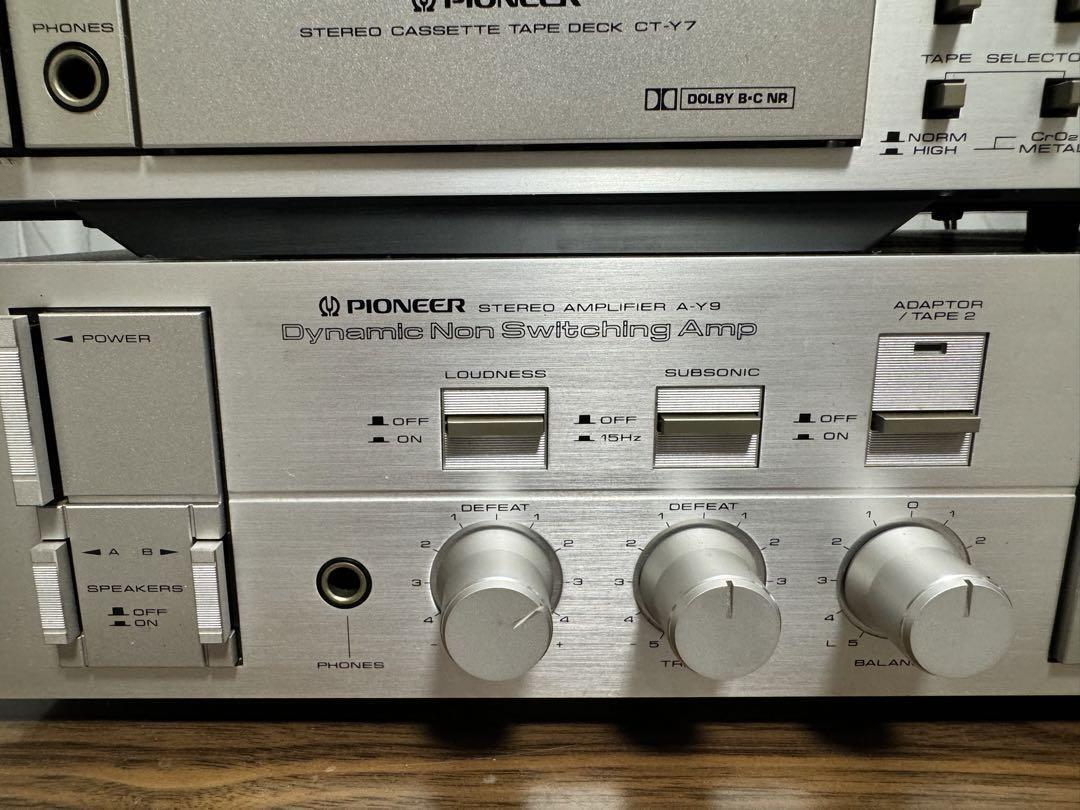 Pioneer A-Y9 amplifier, cassette deck CT-Y7 set | eBay Pioneer A-Y9 amplifier, cassette deck CT-Y7 set | eBay