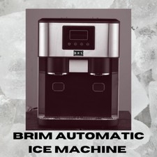 macchina del ghiaccio automatica a cubetti e tritato con dispencer per acqua