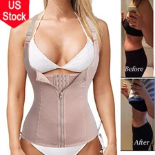 Fajas Reductora Colombianas Body Shaper Waist Trainer Tummy Control Sauna Corset