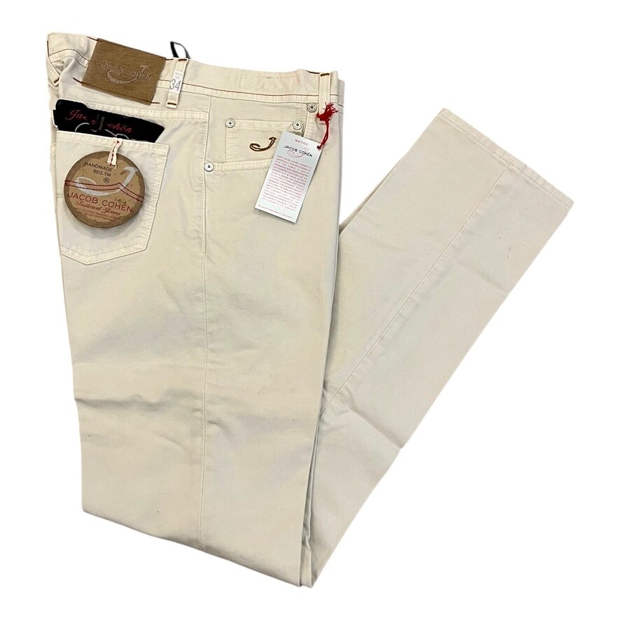 【新品・未使用】 JACOB COHËN チノパン Jacob Cohen Jeans J610 Men's 5 Pocket Pants Cream White Including