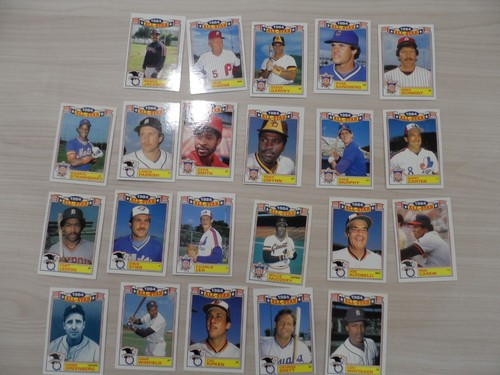 1985 Topps Baseball 1984 All Star Game 22 card Complete Glossy Commemorative Set