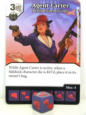 Dice Masters - 2x #001 Agent Carter Behind Enemy Lines - Deadpool