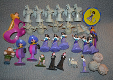 36 Piece Lot Vintage Disney Hunchback of Notre Dame Figures, Gargoyles, Books
