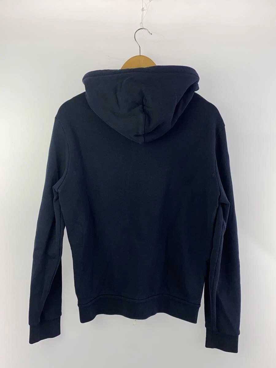 MONCLER MAGLIA CARDIGAN JERSEY FELPA CON CAPPUCCIO M COTONE NAVY F20918G75000 V8148 ZIP USATA