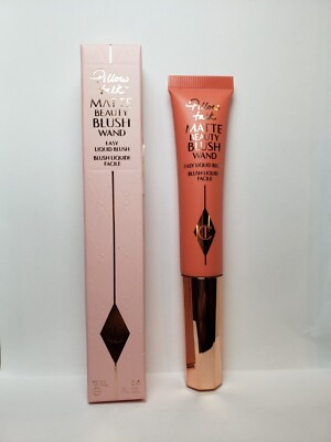 Charlotte Tilbury Pillow Talk Matte Beauty Blush Wand PEACH POP Full Size