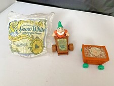 Happy Meal Toys McDonald's Disney Snow White and the 7 Dwarves 1992 Lot of 3 Doc