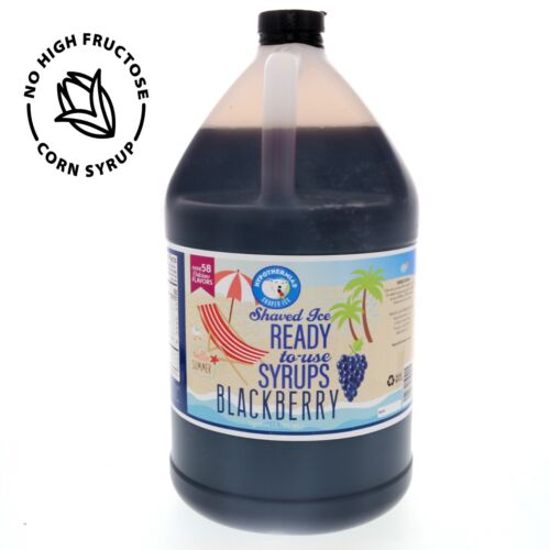 Hypothermias BLACKBERRY  🍧 Snow Cone machine Shaved Ice Flavor Syrup GALLON - Afbeelding 1 van 9