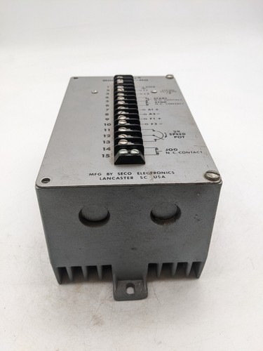 Seco Electronics 110-NO Speed Control Motor Drive Gray 110VAC 50/60Hz 1 Phase - Picture 8 of 10
