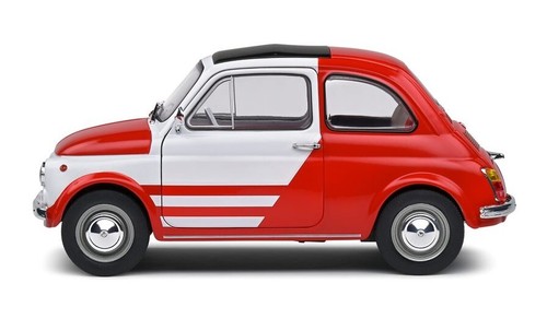 SOLIDO - FIAT 500 Turbina Tribute 1965 Rojo y blanco - 1/18 - SOL1801408 - Imagen 6 de 7