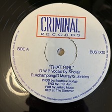 Sinclair - That Girl 12” Single Disco House 1989 VG+