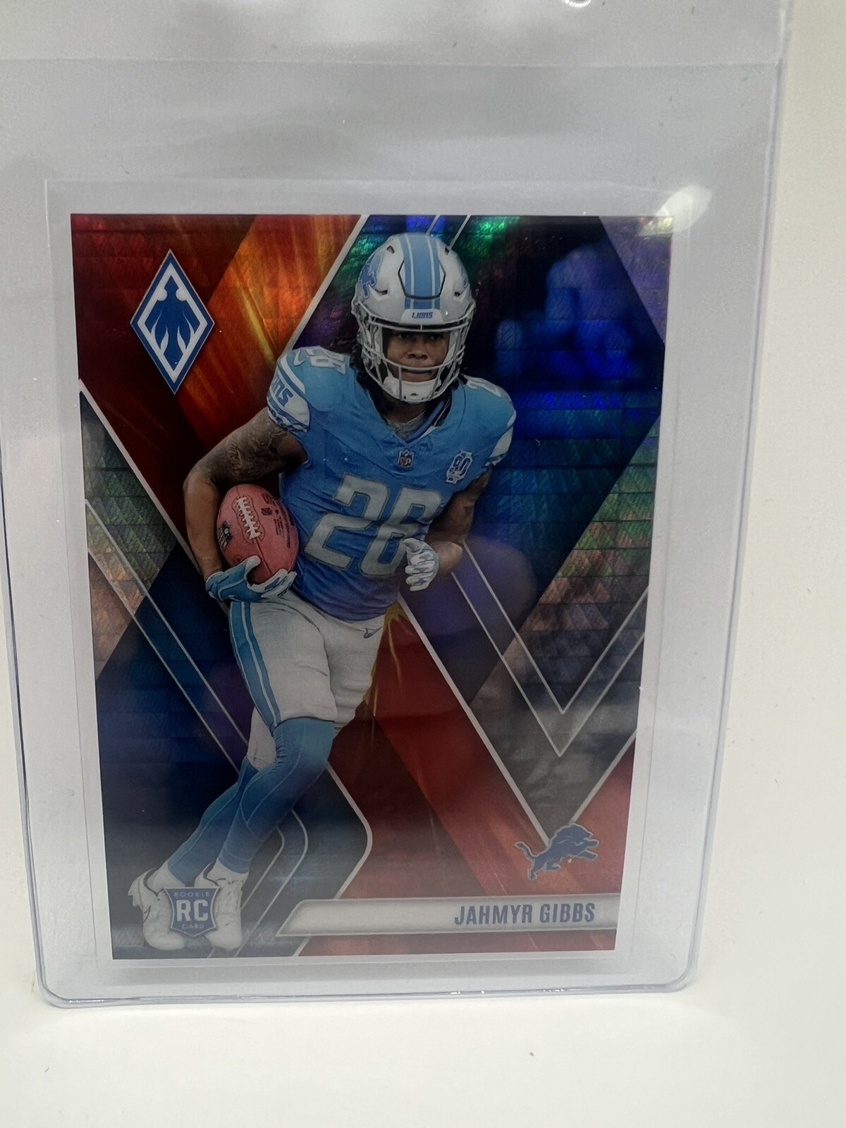2023 Panini Phoenix Jahmyr Gibbs #105 Rookie FIRE BURST 141/340
