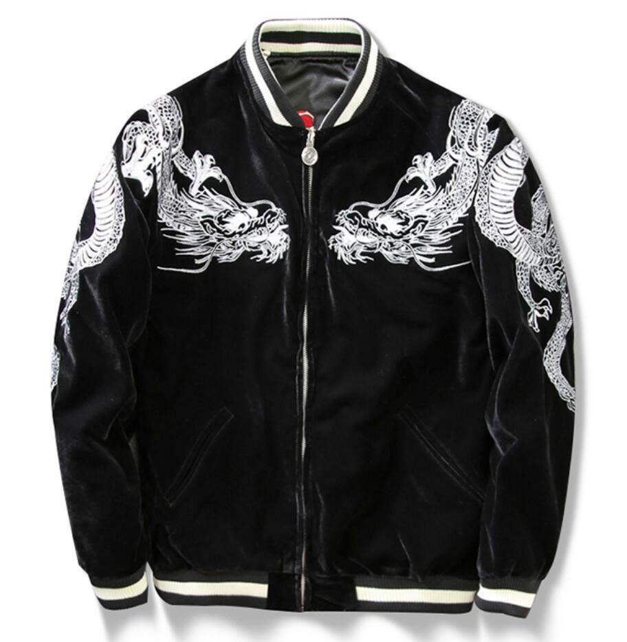ink リメイク　Sports Jacket \" DRAGON\" ink DRAGON Remake China Sports Jacket