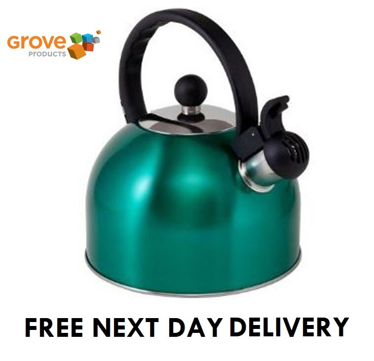 Boil It Stainless Steel Whistling Gas Kettle Camping Caravan Motorhome