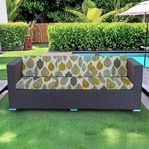Outdoor Patio Sofa Cane Chair Cushion Covers Printed Garden Furniture Seat Cover - Bild 26 von 30