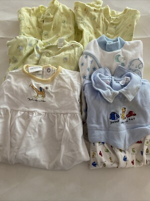 Newborn To Months Unisex Baby Clothes Lot Of