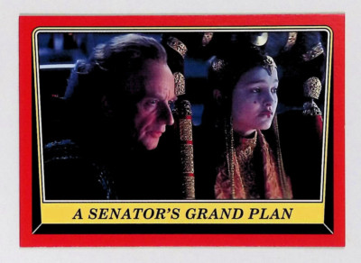 A Senator's Grand Plan Star Wars Rogue One Mission Briefing 2016 Topps #1 Red