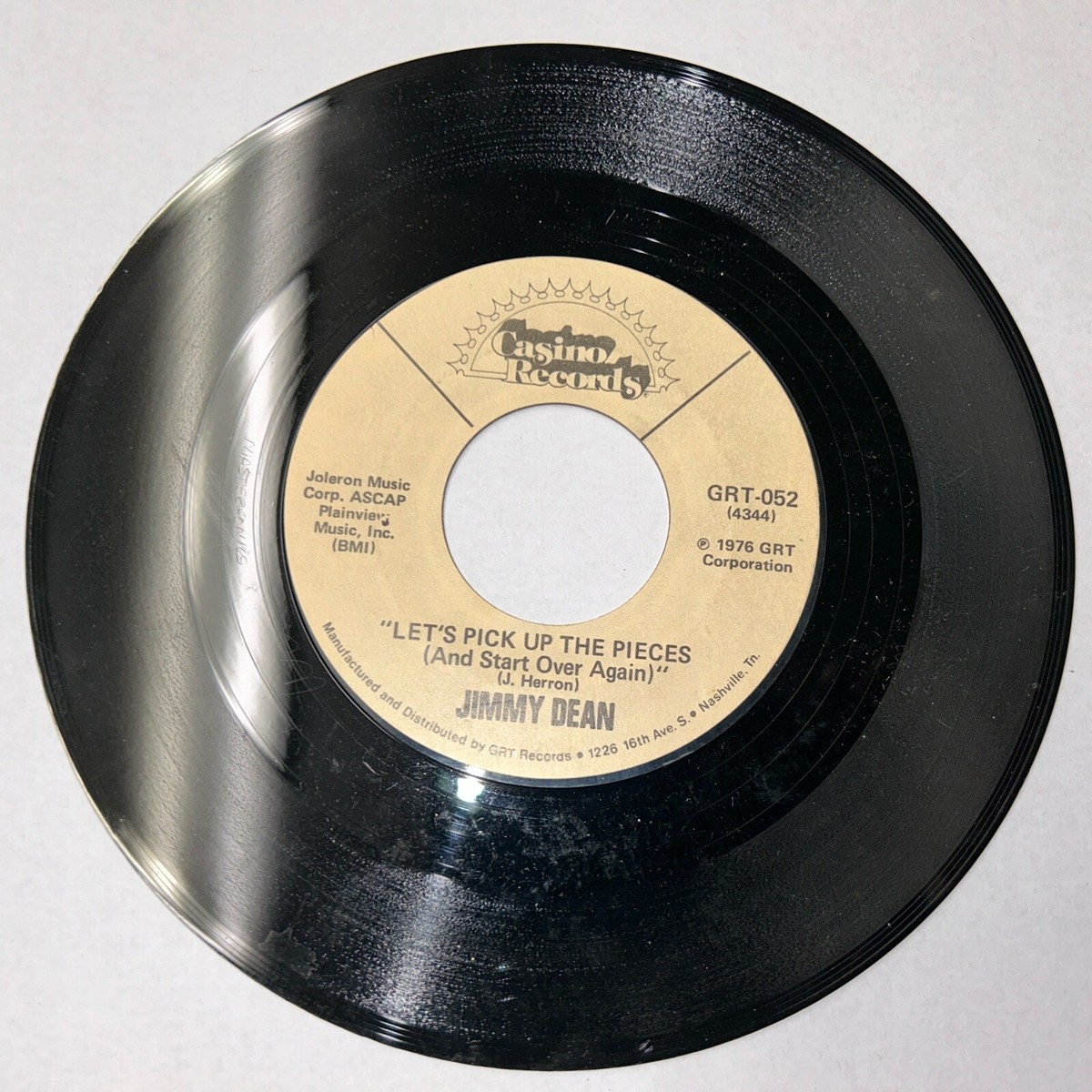 Jimmy Dean - Let's Pick Up the Pieces - Casino (45RPM 7”Single