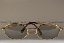NOS Vintage Sunglasses Gerald Genta CC 0829 gold 51[ ]19 oval luxury frame