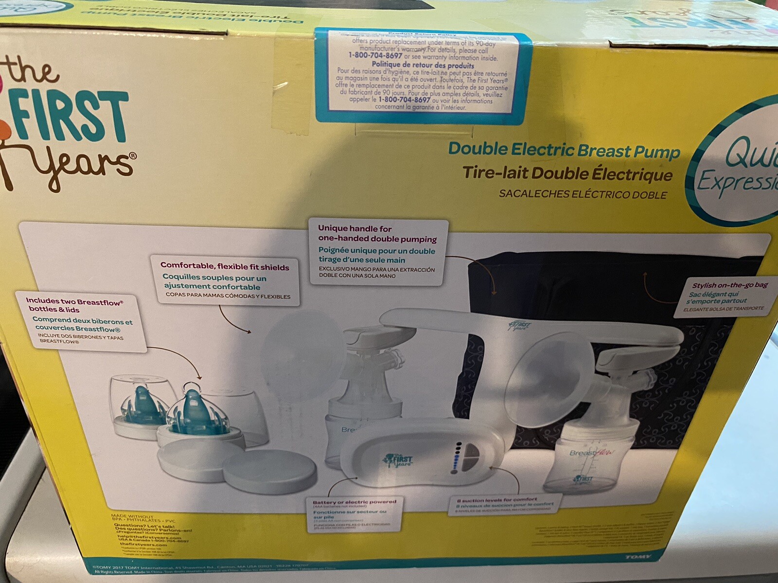 The First Years Quiet Expressions Lightweight Double Electric Breast Pump