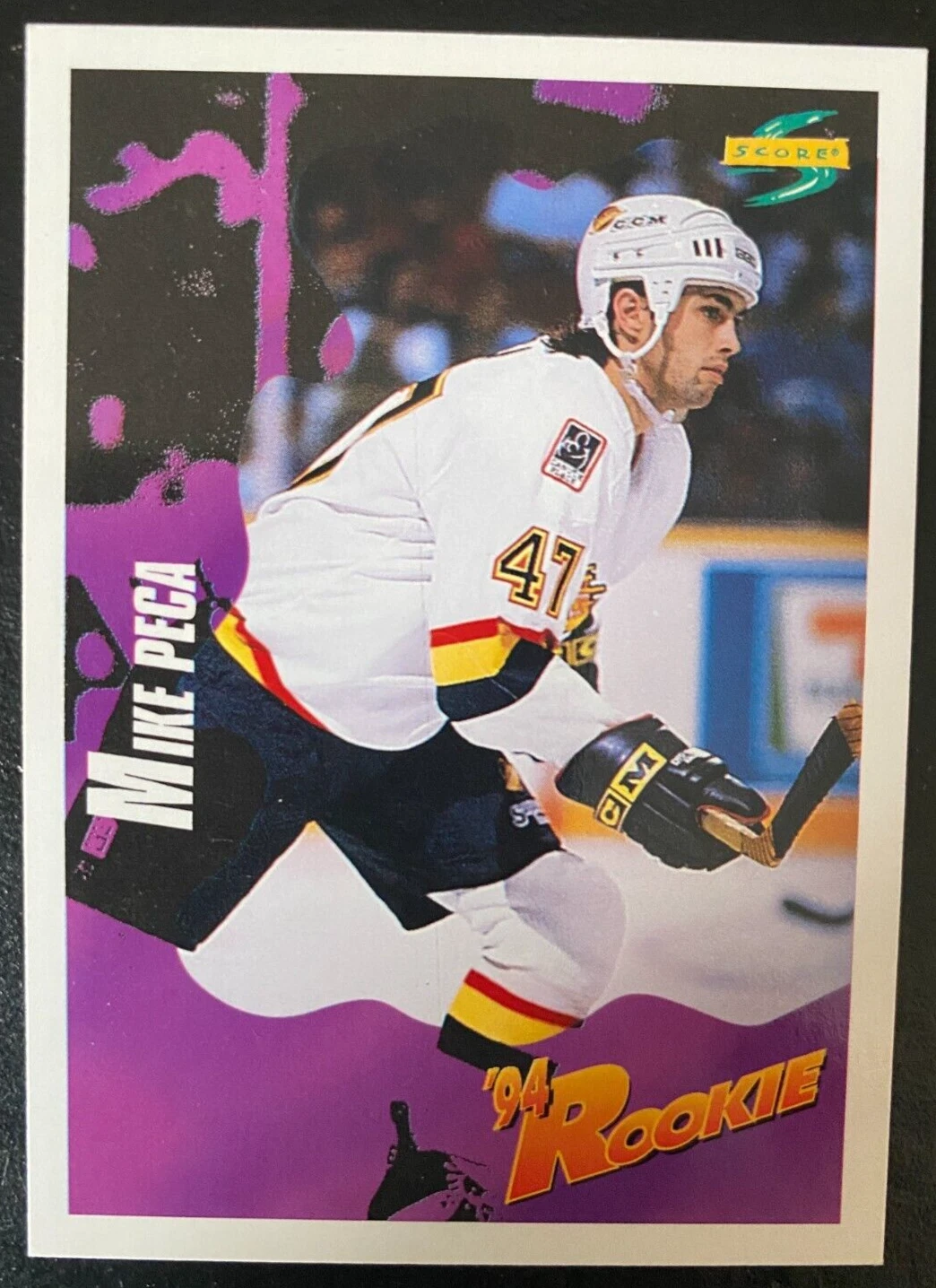Mike Peca 1994-95 Score Rookie Card #237 Vancouver Canucks