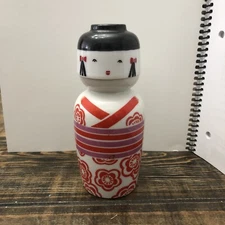 Kikkoman Japanese Plum Wine Sake Ceramic Bottle and Cup