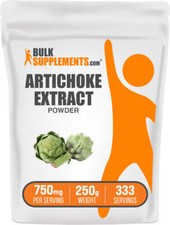 BulkSupplements Artichoke Extract Powder - 750mg per Serving