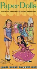 VINTAGE 1960 PAPER DOLLS  GOLDEN CUTE LASR REPRODUCTIN~Org Sz UNCUT NO1 TOP SLER