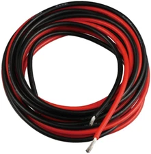 BNTECHGO 16 Gauge Silicone Wire 10 Ft Red and 10 Ft Black Flexible 16 AWG Strand