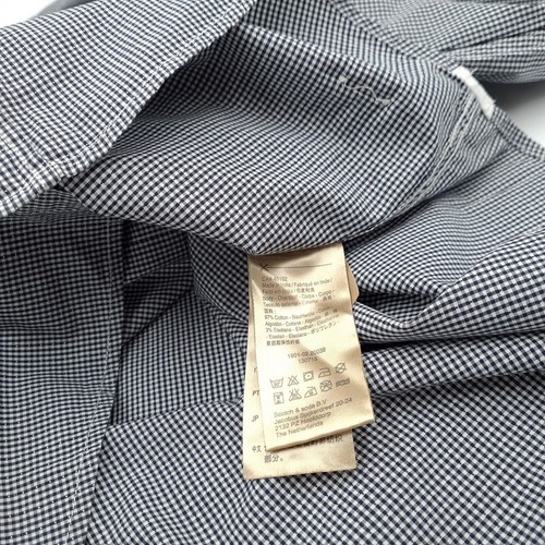 Scotch&Soda Elástico Cuadros Gris Camisa de Manga Larga Hombre Vn2 SIZE S SMALL - Imagen 7 de 7