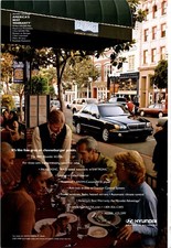 Hyundai XG 350L Original Vintage Print Ad