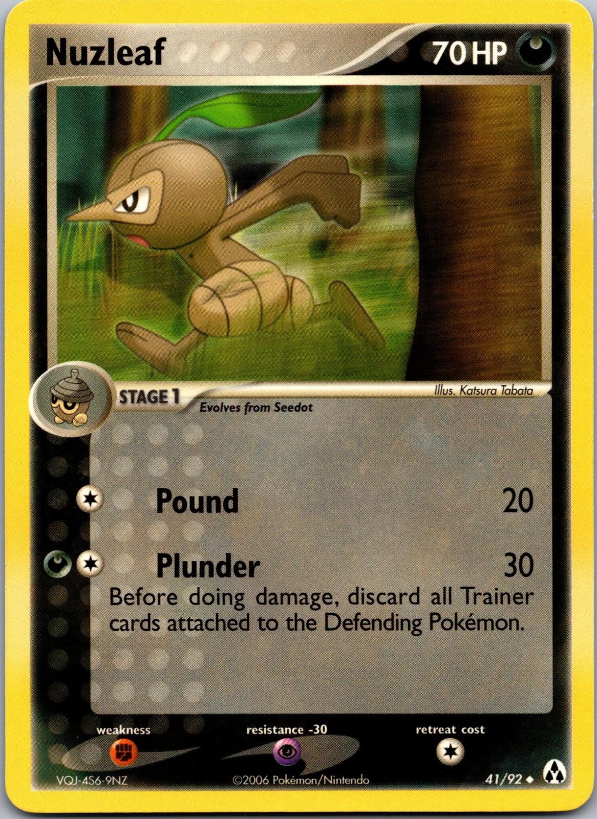 EX Legend Maker #41/92 Nuzleaf