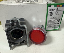 Schneider Electric XB4BW3465 Pushbutton LED Red New!!!!
