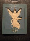 Vintage Lenox Renaissance Angel Mandolin Ornament Ivory Porcelain Retired w/ Box — photo 1