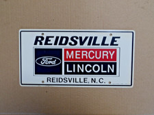 Nos Vintage 1970 71 72 73 Ford Mercury Lincoln Dealership Tag Real Deal Cougar