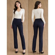 Michael Kors Trousers Womens Medium Black Ring Detail Basics QH83BF57GF