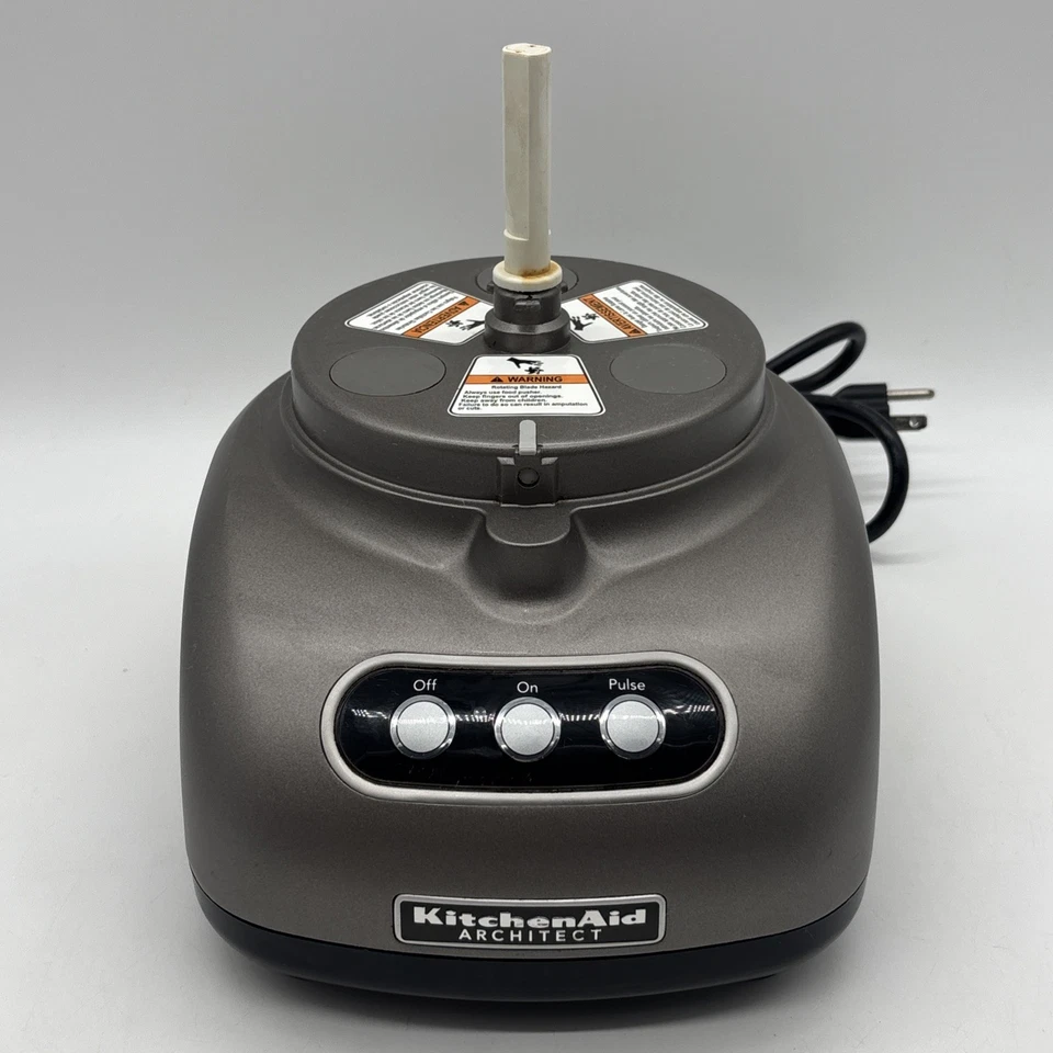 KitchenAid 12 Cup Food Processor with Juicer & Accessories KFPM773 Silver - Image 4 of 4