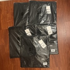 5 Pack of Figs Mens Leon Scrub Top XL Black Short Sleeve V Neck NWT Retails 210