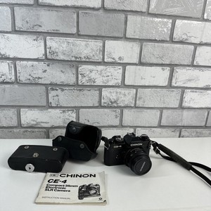 Chinon CE-4  SLR Camera, Lens & Case (1980)