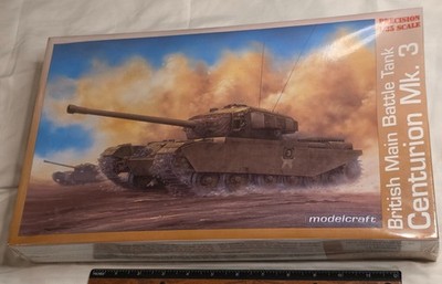 Modelcraft British Centurion Mk. 3 Battle Tank 1/35 Scale Kit, NO UPC