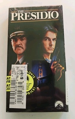 The Presidio VHS SEALED Watermarks Paramount Sean Connery Mark Harmon VTG 