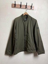 Image of BARBOUR Int. Mens Mosswold Olive Green Showerproof Jacket Size XL BN