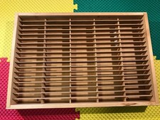 Napa Valley Box Company 80 Cassette Tape Wood Storage Wall Holder Free Shipping