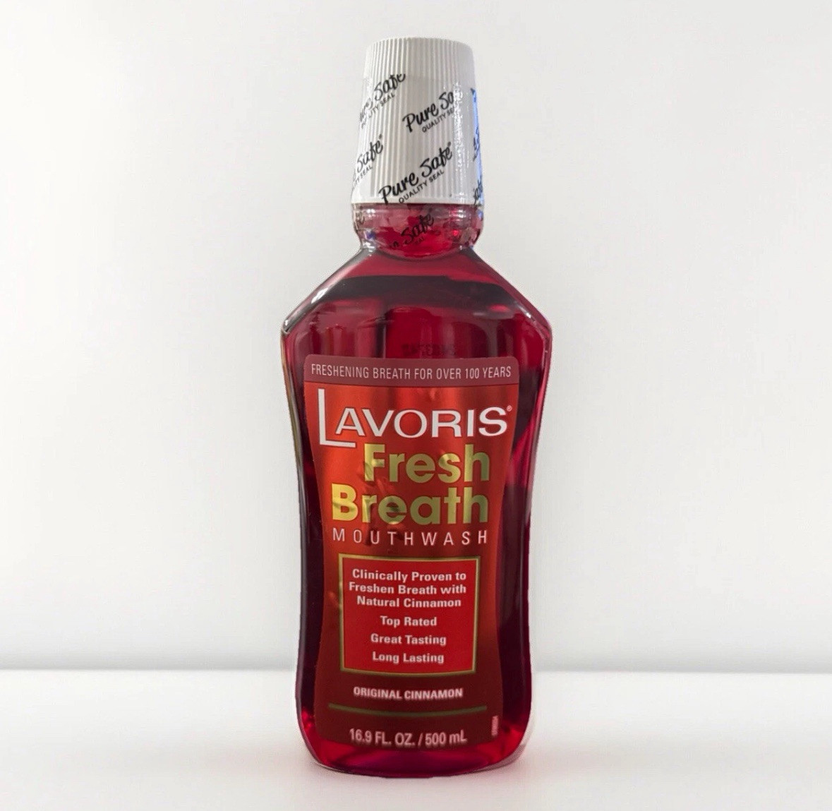 3 Lavoris Fresh Breath Mouthwash Original Cinnamon   16.9 oz (500 ml) Lot of 3