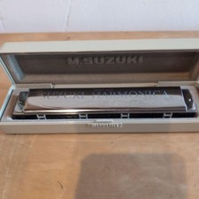 Suzuki SU21SP C Note Harmonica with Case Used Excellent Condition NNE