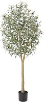 KüNstlicher Olivenbaum 150Cm Kunstpflanze Im Topf Dekoration Wohnzimmer Garten