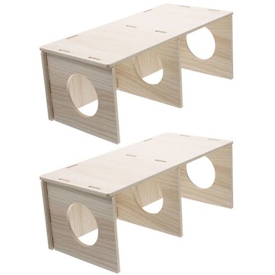  2 Pcs Nagerversteck Tierheim Zartes Hamsterhaus Hamsterhausspielzeug