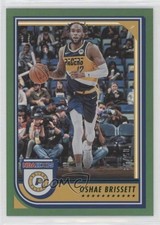 2022-23 Panini NBA Hoops Green 9/99 Oshae Brissett #57 0zb3